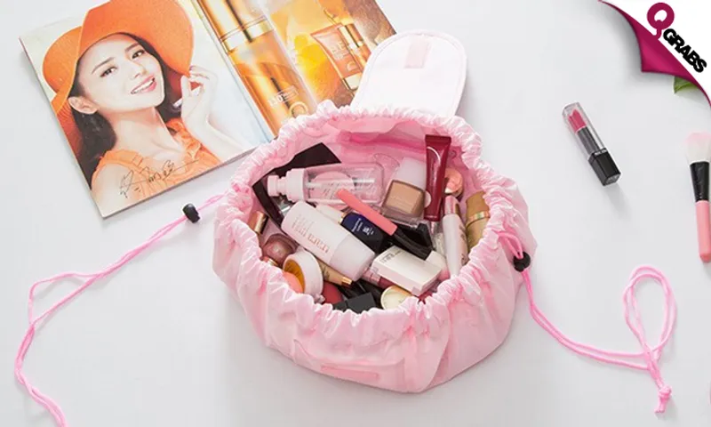 Portable Drawstring Cosmetic Pouch!